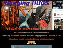 Tablet Screenshot of hanginghugs.com